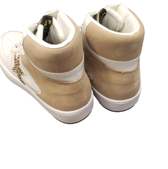 Vintage Havana Layup Hi Top Sneaker Tan Matt - Picture 3 of 7